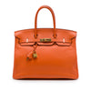 Hermès Clemence Birkin Retourne 35 Secondhand
