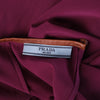 second hand Prada Purple Silk Co-Ord Set Tunic Top & Tailored Trousers- '90s