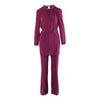 Secondhand Prada Purple Silk Co-Ord Set Tunic Top & Tailored Trousers- '90s