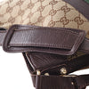 Secondhand Gucci GG Canvas Hasler Horsebit Shoulder Bag - '10s
