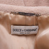 second hand Dolce & Gabbana Blush Pink Alpaca Wool Skirt Suit