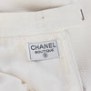 Chanel White Cotton Brocade Skirt - '90s Second hand