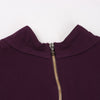 Roland Mouret Deep V-Neck Fitted Midi Dress in Plum – EU 34 Secondhand