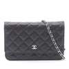 Chanel CC Quilted Caviar Wallet on Chain Secondhand