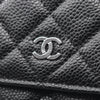 Chanel CC Quilted Caviar Wallet on Chain Secondhand