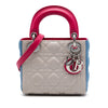 Dior Mini Tricolor Lambskin Cannage Lady Dior Secondhand