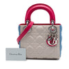 Dior Mini Tricolor Lambskin Cannage Lady Dior Secondhand