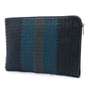 Bottega Veneta Tricolor Nappa Intrecciato Clutch Secondhand