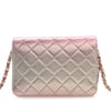 Chanel Large Quilted Gradient Metallic Lambskin Like A Wallet Flap Secondhand