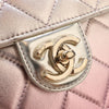 Chanel Large Quilted Gradient Metallic Lambskin Like A Wallet Flap Secondhand