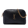 Saint Laurent Mini Quilted Lambskin Gaby Zippered Pouch Secondhand