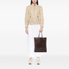 Bottega Veneta Leather Intrecciomirage Butterfly Tote Secondhand