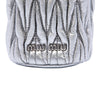 Miu Miu Mini Metallic Matelasse Nappa Crystal Chain Bucket Bag Secondhand