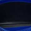 Saint Laurent Grain De Poudre Chevron Monogram Envelope Chain Wallet Secondhand