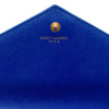 Saint Laurent Grain De Poudre Chevron Monogram Envelope Chain Wallet Secondhand