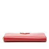 Prada Saffiano Zip Around Long Wallet Secondhand