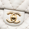 Chanel Jumbo Chevron Calfskin Surpique Flap Secondhand