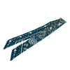 Hermès Peuple du Vent Bandana Silk Twilly Scarf Secondhand