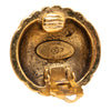 Chanel CC Gold Plated Shell Clip On Earrings Secondhand