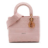 Secondhand Dior Medium Embroidered Canvas Cannage Lady D Lite