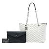 Chanel CC Perforated Chevron Caviar Shopping Tote Secondhand