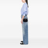 Chanel Chevron Lambskin Pleated Oval Camera Bag Secondhand