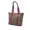 Fendi Zucchino Canvas Superstar Shopping Tote Secondhand