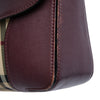Burberry Small Haymarket Check Nylon and Leather Dickens Crossbody Secondhand