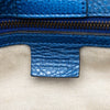 Gucci Medium Metallic Calfskin Bamboo Shopper Satchel Secondhand