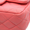 Chanel Mini Square Classic Lambskin Pearl Crush Single Flap Secondhand