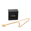 Chanel CC Gold Plated Medallion Lion Crest Pendant Necklace Secondhand
