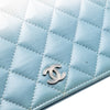 Chanel CC Quilted Ombre Patent and Aged Calfskin Crystal Wallet On Chain Secondhand