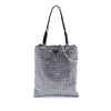 Prada Satin Crystal Embellished Chain Flat Tote Secondhand