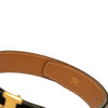 Hermès Box Calf and Courchevel Constance H Reversible Belt Secondhand