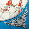 Hermès Marine et Cavalerie Silk Scarf 90 Secondhand