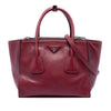 Prada Glace Calf Twin Pocket Satchel Secondhand