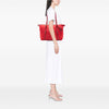 Prada Saffiano Trimmed Tessuto Zip Top Convertible Tote Secondhand