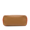 Prada Medium Bicolor Saffiano Lux Galleria Double Zip Satchel Secondhand