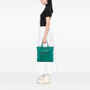 Prada Vitello Daino Front Zip Open Convertible Tote Secondhand