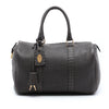Fendi Perforated Leather Selleria Boston Bag Secondhand