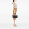 Fendi Perforated Leather Selleria Boston Bag Secondhand
