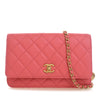Chanel CC Quilted Lambskin Pearl Crush Wallet On Chain Secondhand