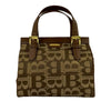 Burberry B Monogram Canvas Handbag Secondhand