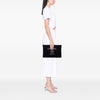 Chanel Large Wool Felt Deauville O Case Clutch Secondhand