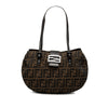 Fendi Zucca Canvas Shoulder Bag Secondhand