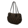 Fendi Zucca Canvas Shoulder Bag Secondhand