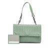 Secondhand Bottega Veneta Small Nappa Intrecciato Olimpia Bag