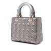 Dior Medium Metallic Lambskin Cannage Lady Dior Secondhand