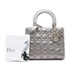 Dior Medium Metallic Lambskin Cannage Lady Dior Secondhand