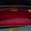 Prada Bicolor Saffiano Double Turn Lock Top Handle Bag Secondhand